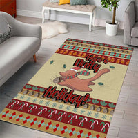 Have A Nutty Holiday Christmas Christmas Area Rug Xmas Holiday Patterns - Wonder Print Shop