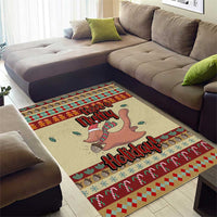 Have A Nutty Holiday Christmas Christmas Area Rug Xmas Holiday Patterns - Wonder Print Shop