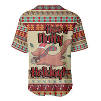Have A Nutty Holiday Christmas Christmas Baseball Jersey Xmas Holiday Patterns - Wonder Print Shop