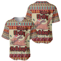 Have A Nutty Holiday Christmas Christmas Baseball Jersey Xmas Holiday Patterns - Wonder Print Shop