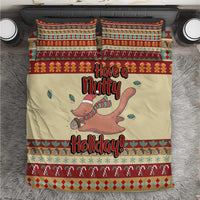 Have A Nutty Holiday Christmas Christmas Bedding Set Xmas Holiday Patterns - Wonder Print Shop