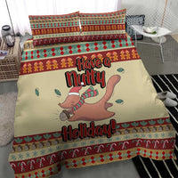 Have A Nutty Holiday Christmas Christmas Bedding Set Xmas Holiday Patterns - Wonder Print Shop