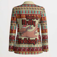 Have A Nutty Holiday Christmas Christmas Blazer Xmas Holiday Patterns - Wonder Print Shop
