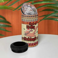 Have A Nutty Holiday Christmas Christmas 4 in 1 Can Cooler Tumbler Xmas Holiday Patterns - Wonder Print Shop