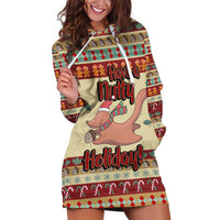 Have A Nutty Holiday Christmas Christmas Hoodie Dress Xmas Holiday Patterns - Wonder Print Shop