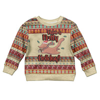 Have A Nutty Holiday Christmas Kid Ugly Christmas Sweater Xmas Holiday Patterns - Wonder Print Shop