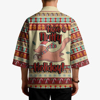 Have A Nutty Holiday Christmas Christmas Kimono Xmas Holiday Patterns - Wonder Print Shop