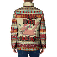 Have A Nutty Holiday Christmas Christmas Padded Jacket Xmas Holiday Patterns - Wonder Print Shop
