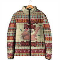 Have A Nutty Holiday Christmas Christmas Padded Jacket Xmas Holiday Patterns - Wonder Print Shop