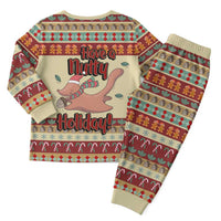Have A Nutty Holiday Christmas Christmas Pajama Set Xmas Holiday Patterns - Wonder Print Shop