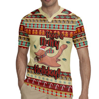 Have A Nutty Holiday Christmas Christmas Rugby Jersey Xmas Holiday Patterns - Wonder Print Shop