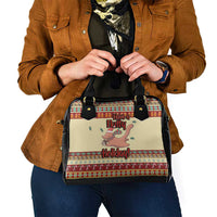 Have A Nutty Holiday Christmas Christmas Shoulder Handbag Xmas Holiday Patterns - Wonder Print Shop