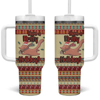 Have A Nutty Holiday Christmas Christmas Tumbler With Handle Xmas Holiday Patterns - Wonder Print Shop