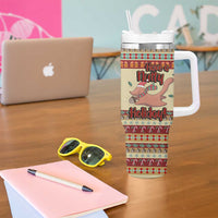 Have A Nutty Holiday Christmas Christmas Tumbler With Handle Xmas Holiday Patterns - Wonder Print Shop