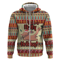 Have A Nutty Holiday Christmas Christmas Zip Hoodie Xmas Holiday Patterns - Wonder Print Shop