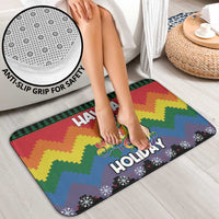 Have A Super Gay Holiday Christmas Bathroom Set Xmas Holiday Patterns - Wonder Print Shop