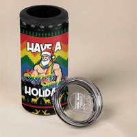 Have A Super Gay Holiday Christmas 4 in 1 Can Cooler Tumbler Xmas Holiday Patterns - Wonder Print Shop