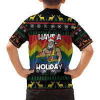 Have A Super Gay Holiday Christmas Family Matching Puletasi and Hawaiian Shirt Xmas Holiday Patterns - Wonder Print Shop