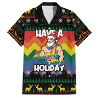 Have A Super Gay Holiday Christmas Hawaiian Shirt Xmas Holiday Patterns - Wonder Print Shop