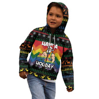 Have A Super Gay Holiday Christmas Kid Hoodie Xmas Holiday Patterns - Wonder Print Shop