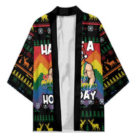Have A Super Gay Holiday Christmas Kimono Xmas Holiday Patterns - Wonder Print Shop