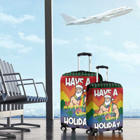 Have A Super Gay Holiday Christmas Luggage Cover Xmas Holiday Patterns - Wonder Print Shop