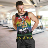 Have A Super Gay Holiday Christmas Men Tank Top Xmas Holiday Patterns - Wonder Print Shop