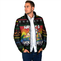 Have A Super Gay Holiday Christmas Padded Jacket Xmas Holiday Patterns - Wonder Print Shop