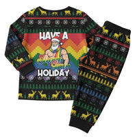 Have A Super Gay Holiday Christmas Pajama Set Xmas Holiday Patterns - Wonder Print Shop