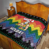 Have A Super Gay Holiday Christmas Quilt Xmas Holiday Patterns - Wonder Print Shop