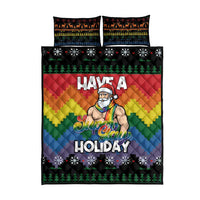 Have A Super Gay Holiday Christmas Quilt Bed Set Xmas Holiday Patterns - Wonder Print Shop