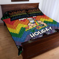 Have A Super Gay Holiday Christmas Quilt Bed Set Xmas Holiday Patterns - Wonder Print Shop