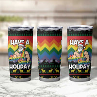 Have A Super Gay Holiday Christmas Tumbler Cup Xmas Holiday Patterns - Wonder Print Shop