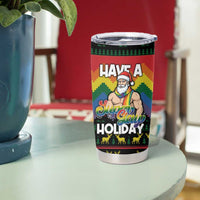 Have A Super Gay Holiday Christmas Tumbler Cup Xmas Holiday Patterns - Wonder Print Shop