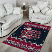 Headin For Santas Naughty Christmas Christmas Area Rug Xmas Holiday Patterns - Wonder Print Shop
