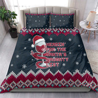 Headin For Santas Naughty Christmas Christmas Bedding Set Xmas Holiday Patterns - Wonder Print Shop