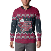 Headin For Santas Naughty Christmas Christmas Button Sweatshirt Xmas Holiday Patterns - Wonder Print Shop