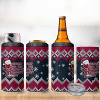 Headin For Santas Naughty Christmas Christmas 4 in 1 Can Cooler Tumbler Xmas Holiday Patterns - Wonder Print Shop