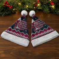 Headin For Santas Naughty Christmas Christmas Santa Hat Xmas Holiday Patterns - Wonder Print Shop