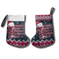 Headin For Santas Naughty Christmas Christmas Stocking Xmas Holiday Patterns - Wonder Print Shop