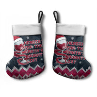 Headin For Santas Naughty Christmas Christmas Stocking Xmas Holiday Patterns - Wonder Print Shop