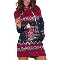 Headin For Santas Naughty Christmas Christmas Hoodie Dress Xmas Holiday Patterns - Wonder Print Shop
