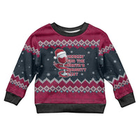 Headin For Santas Naughty Christmas Kid Ugly Christmas Sweater Xmas Holiday Patterns - Wonder Print Shop