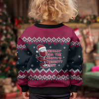 Headin For Santas Naughty Christmas Kid Ugly Christmas Sweater Xmas Holiday Patterns - Wonder Print Shop