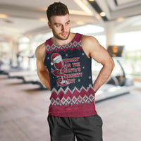 Headin For Santas Naughty Christmas Christmas Men Tank Top Xmas Holiday Patterns - Wonder Print Shop