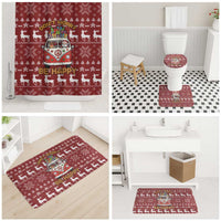 Hippie Car Santa Claus Christmas Bathroom Set Xmas Holiday Patterns - Wonder Print Shop