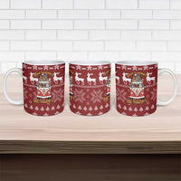 Hippie Car Santa Claus Christmas Ceramic Mug Xmas Holiday Patterns - Wonder Print Shop