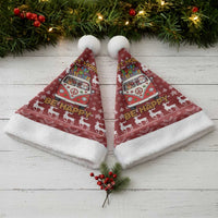 Hippie Car Santa Claus Christmas Santa Hat Xmas Holiday Patterns - Wonder Print Shop
