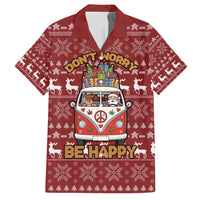 Hippie Car Santa Claus Christmas Hawaiian Shirt Xmas Holiday Patterns - Wonder Print Shop