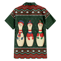 Christmas Bowling Rollin With My Snowmies Hawaiian Shirt Xmas Holiday Patterns - Wonder Print Shop
